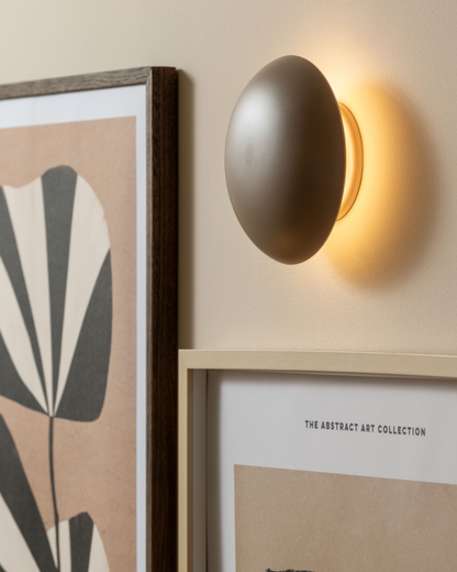 Brown Halo LED Table &amp; Wall Lamp Small