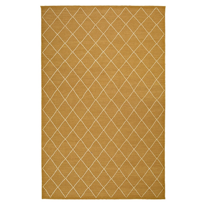 Diamond Rug Masala Yellow &amp; Off White in 2 Sizes