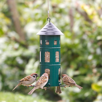 Seed and Suet Ball Feeders in Red or Green