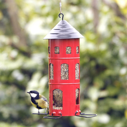 Seed and Suet Ball Feeders in Red or Green