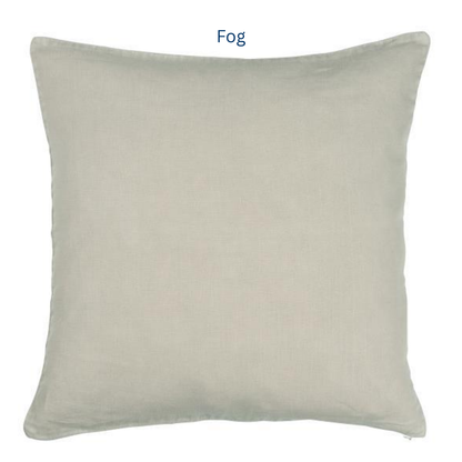 Stone Washed Linen Cushion 50 x 50cm in 10 colours