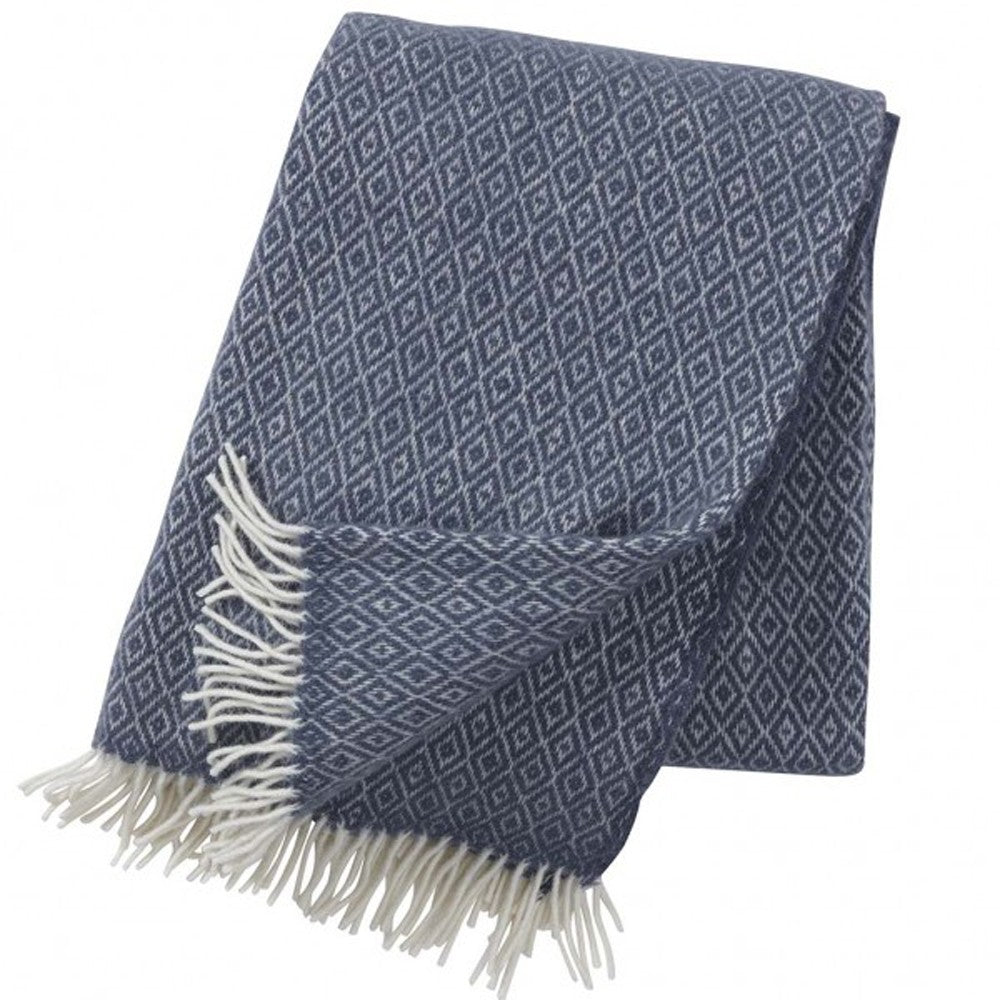 smokey blue wool throw wedding gifts 