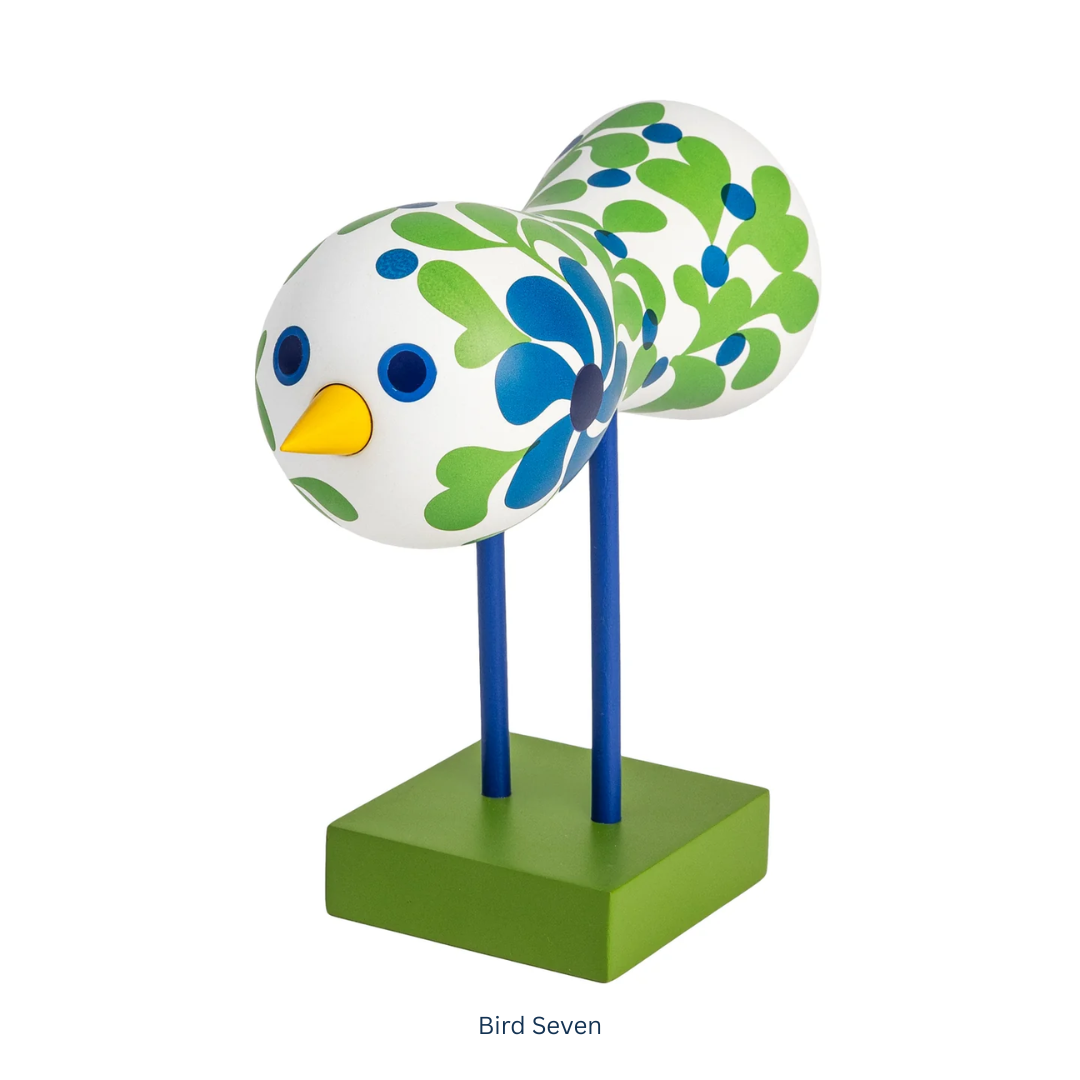 Retro Bird Sculpture in 8 Colours