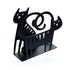 Black Cat Metal Napkin Holder