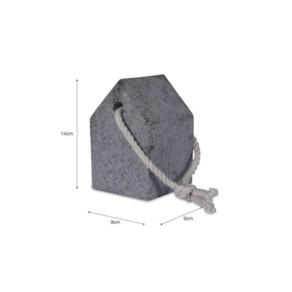 Modern heavy weight granite door stop 