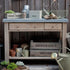 Garden Potting Table in Spruce with Drawers
