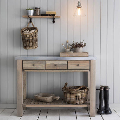 rustic farmhouse furniture garden potting table