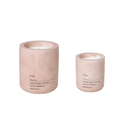 Fig Scented Soy Wax Candle  made from concrete and soy wax in two sizes