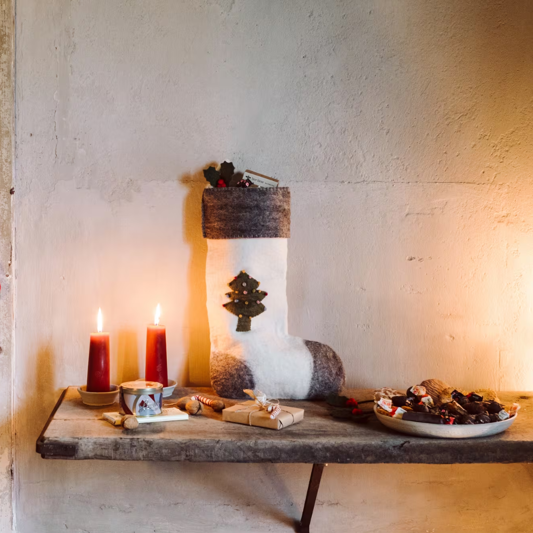 Big Felt Stocking in 2 Designs