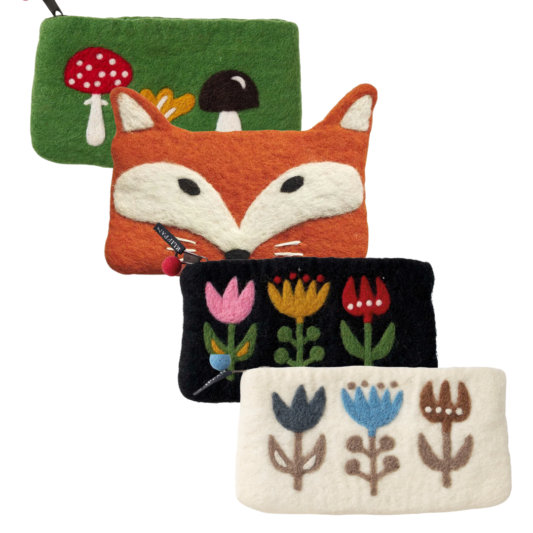 Large Felt Purse in 4 Designs