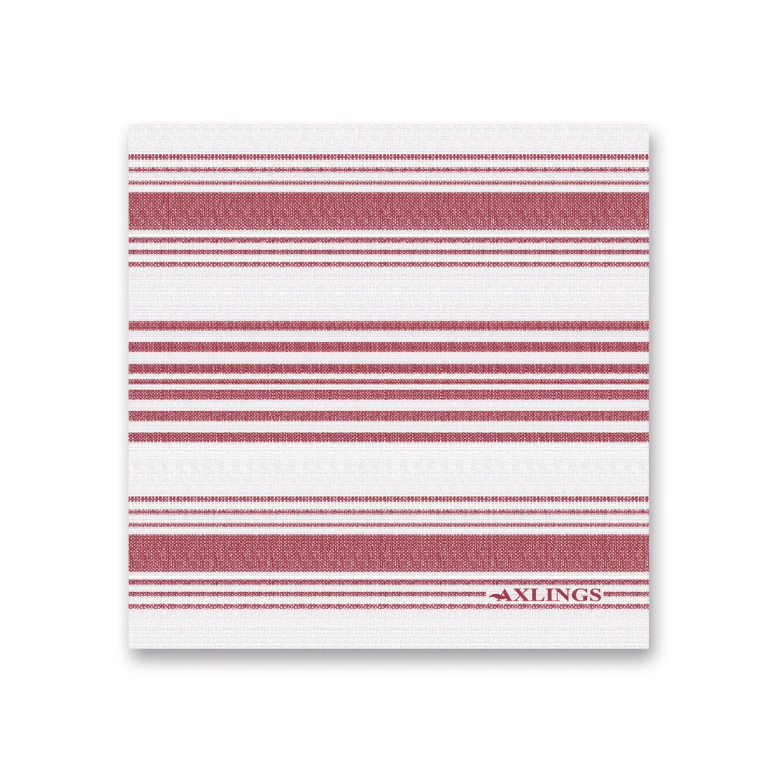 50 Paper Napkins Horizontal Stripe - 4 colours