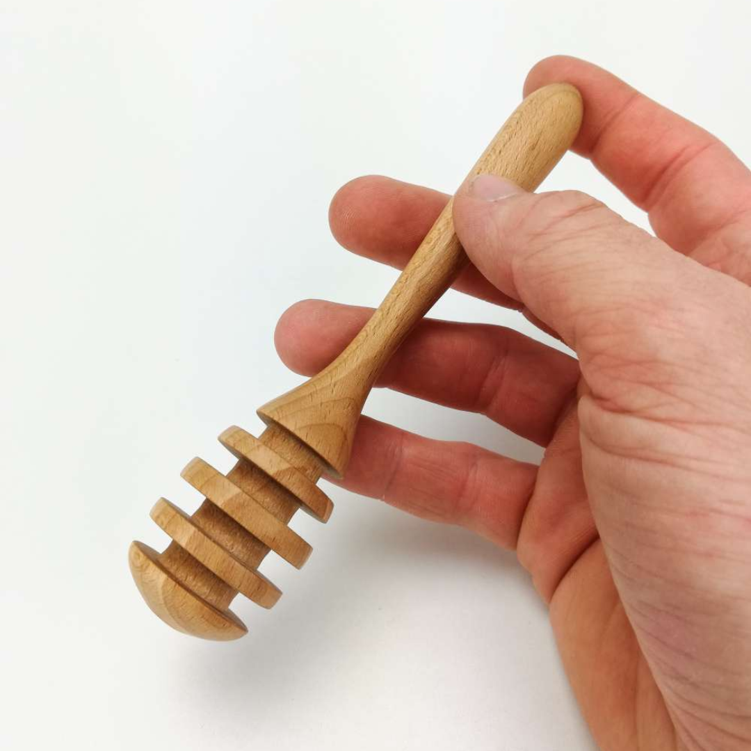 Irish Handcrafted Wood Honey Dipper