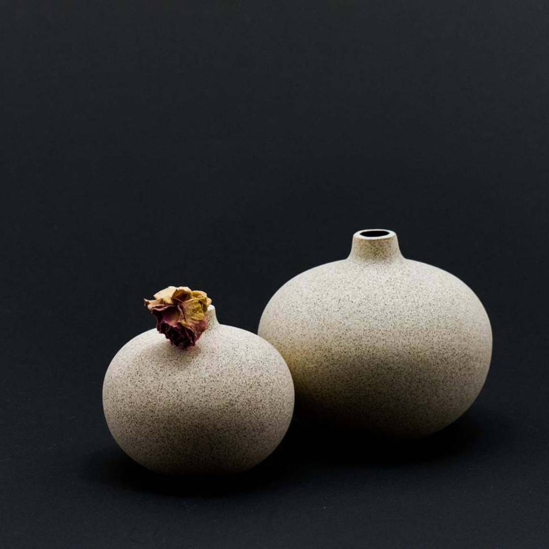 Sand Light Bari Ceramic Vase in 3 Sizes