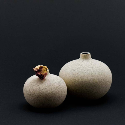 Sand Light Bari Ceramic Vase in 3 Sizes
