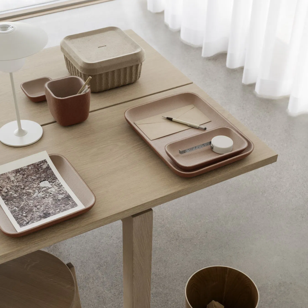 Mushroom Felt Storage Trays in 3 Sizes