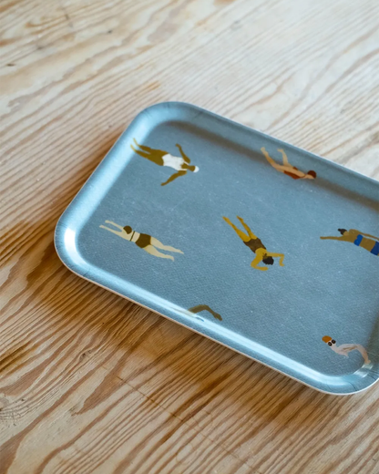 Blue Swimmers Tray in 3 Sizes