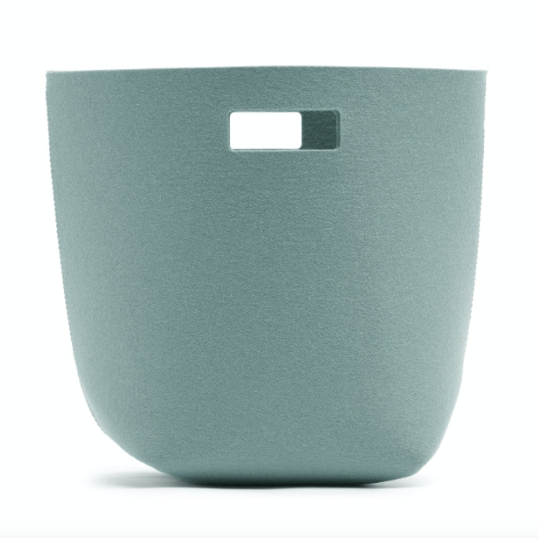 Felt Bag Basket with Cut Out Handle in 2 Colours