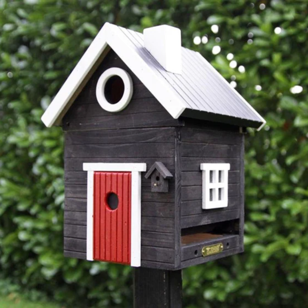 Dual Combo Bird Feeder & Nester in 6 Solid Colours