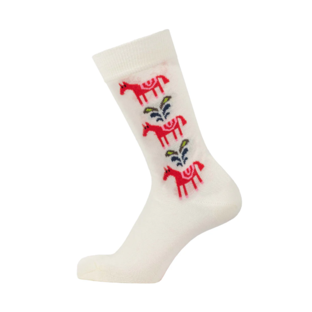 Off White Horse Socks in 2 Sizes