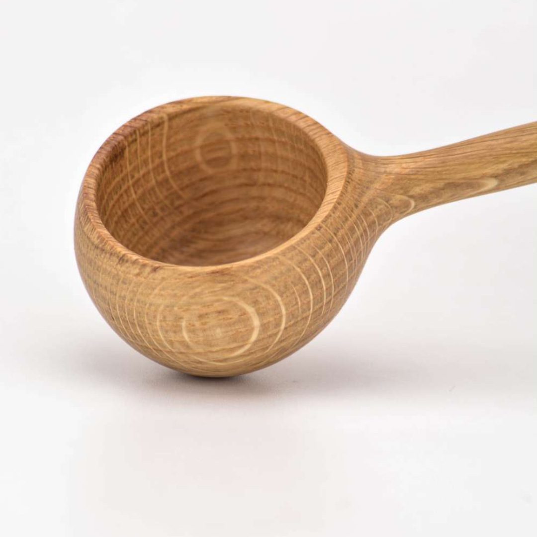 Irish Handcrafted Oak Coffee Scoop