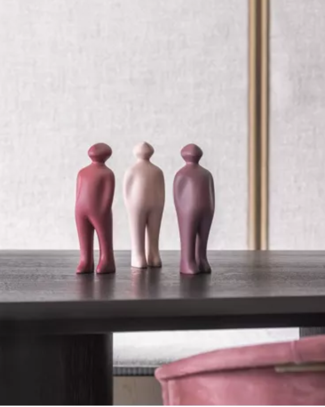 Purple Small Ceramic Figure