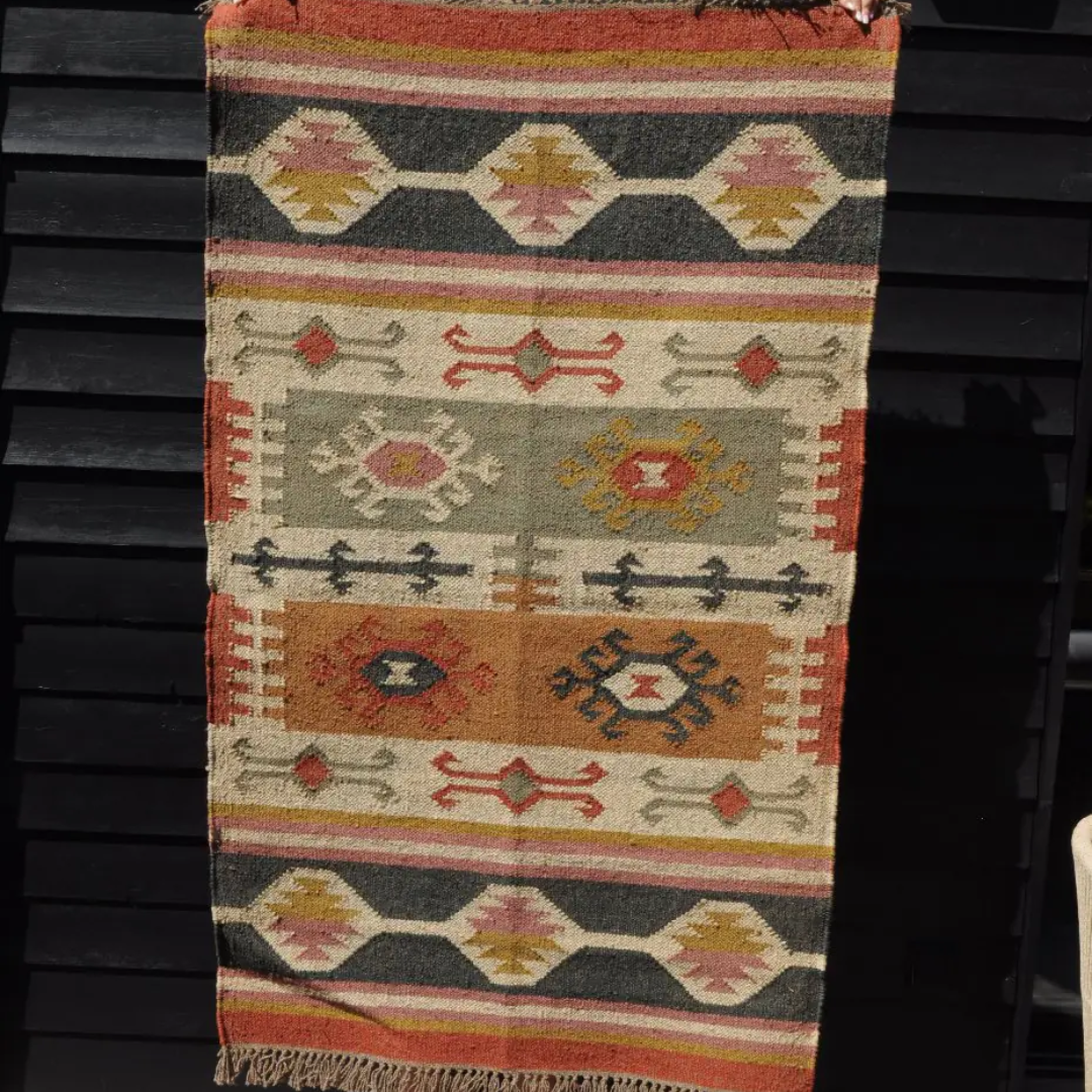 Kilim Rug Tribal Nine in 2 Sizes