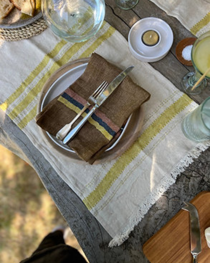 Virginia Stripe Linen Napkin 42 x 42cm
