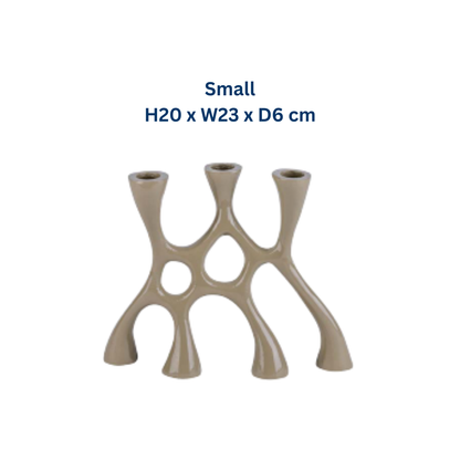 Grey Olive Candle Holder in 2 Sizes