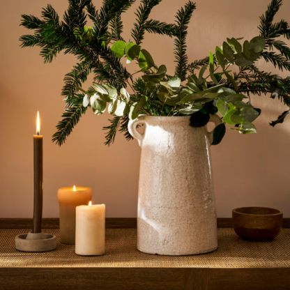 White Ceramic Vase in 2 Sizes