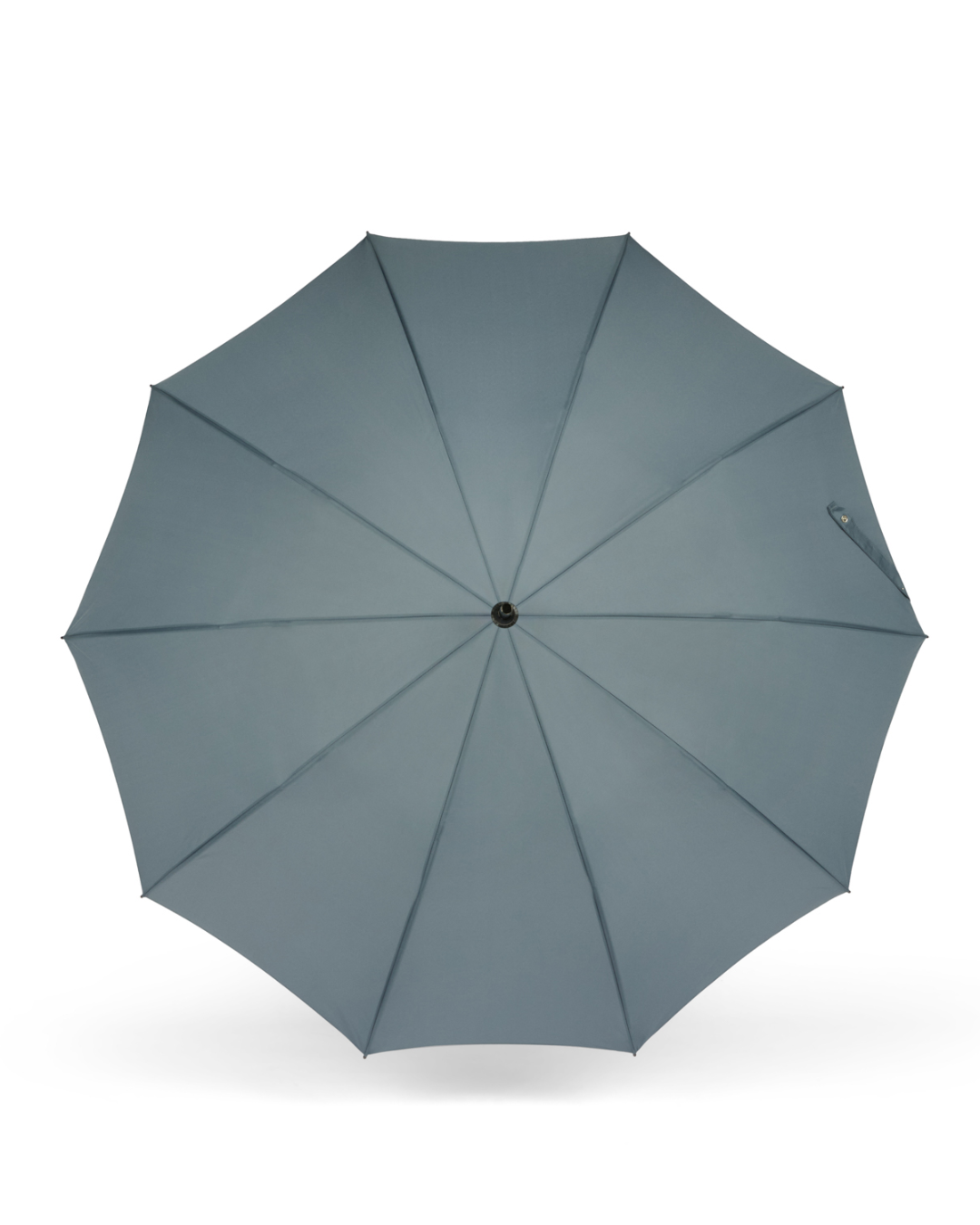 Sky Blue Umbrella with Wood Handle
