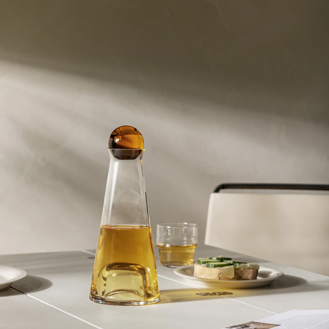 Large Carafe with Ball Stopper in 3 Colours