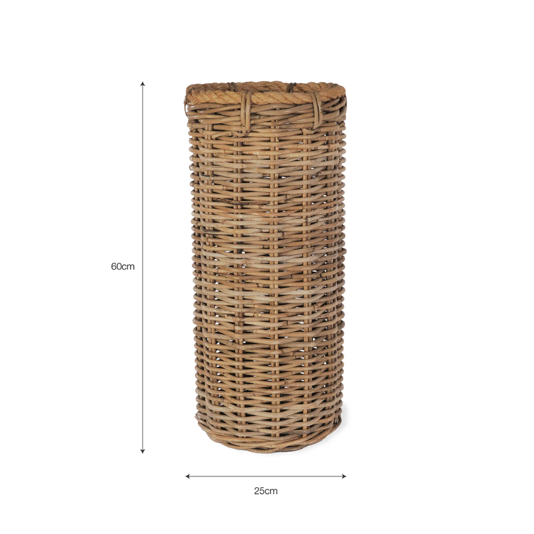 Rattan Umbrella Stand H60 X Dia25cm