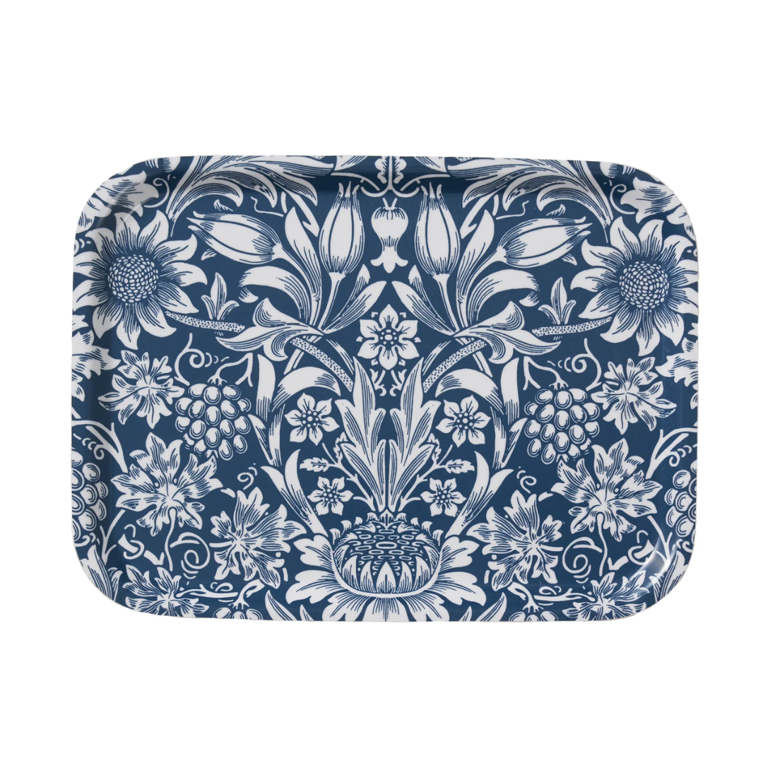 Dark Denim Sunflower Tray in 2 Sizes