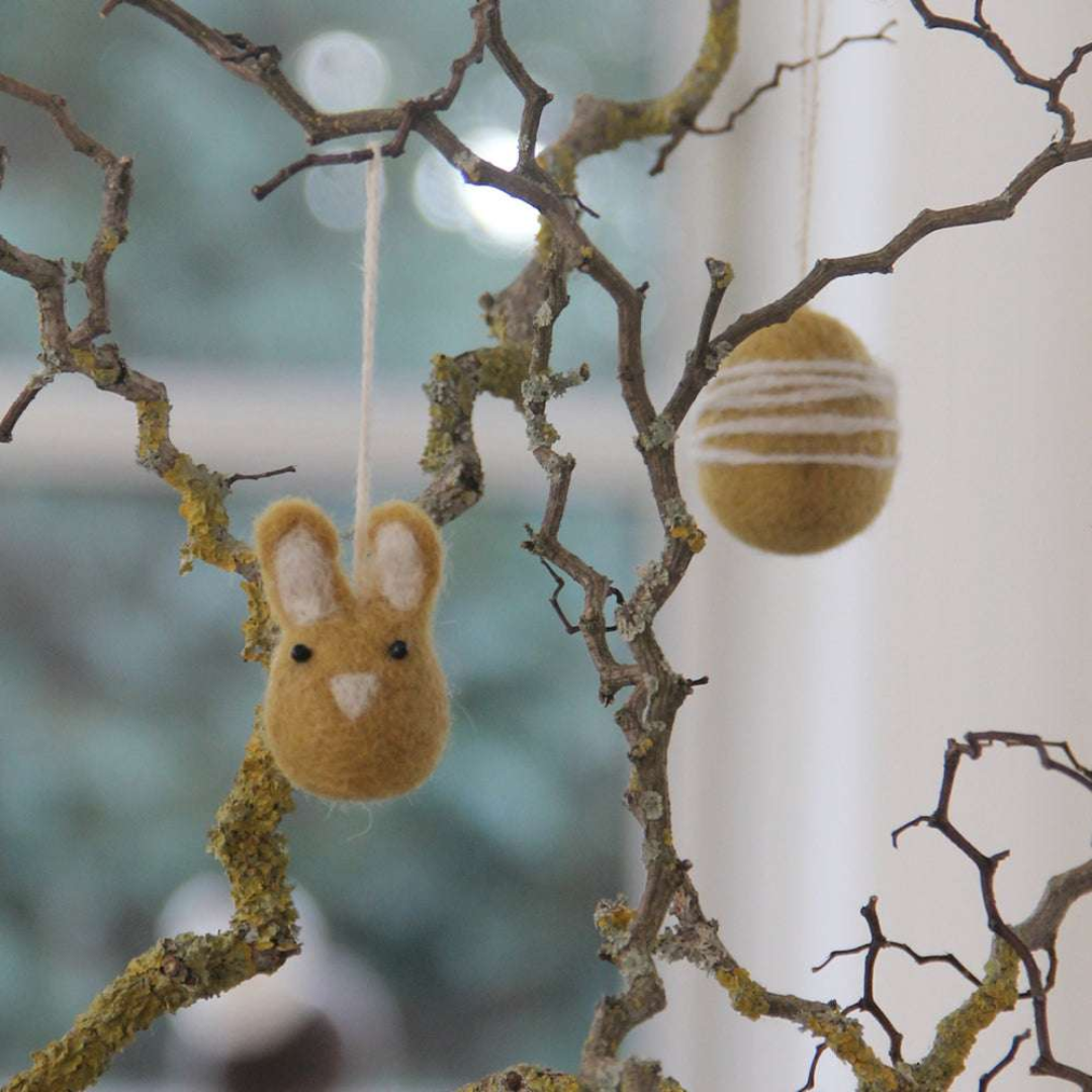 Set of 3 Felt Bunnies Mini