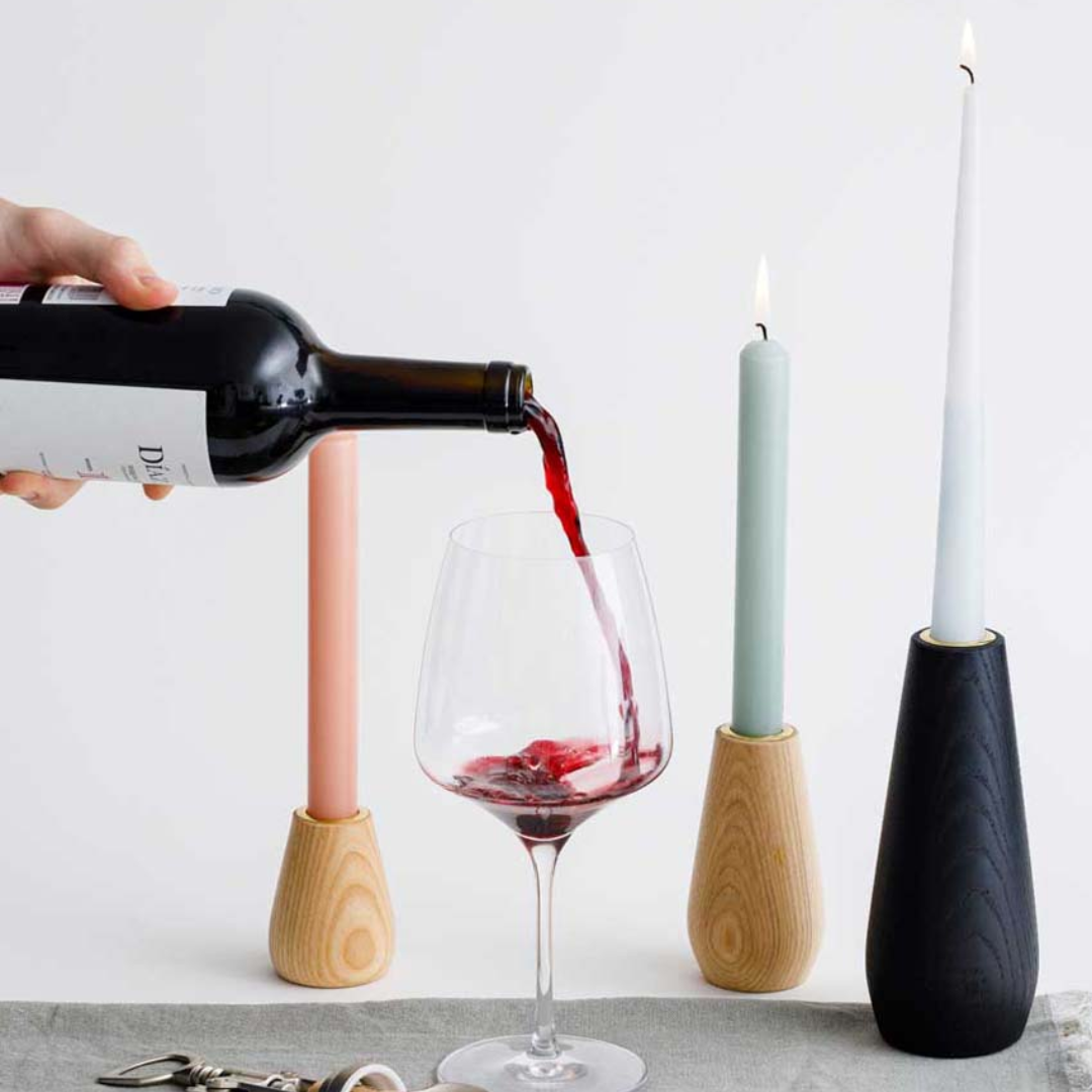 Ash Spun Candle Holders - 3 sizes