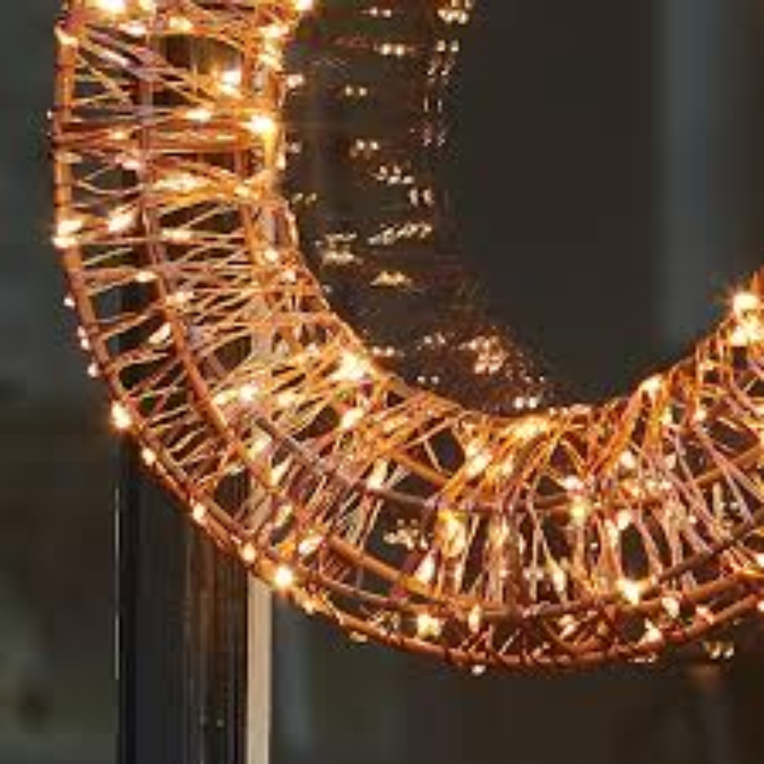 Dual Power Small Galaxy Copper Wreath