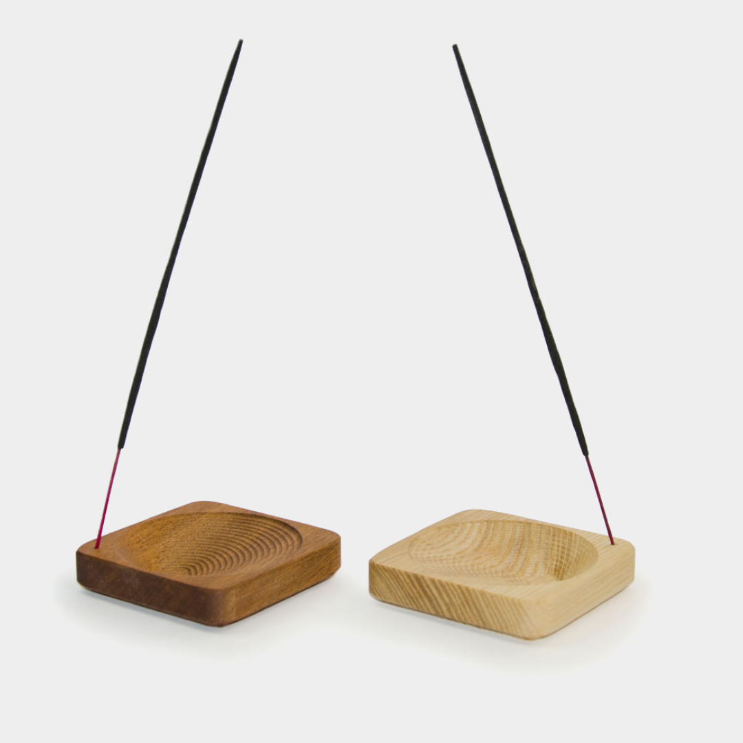 Spun Incense Holder - Ash or Sapele