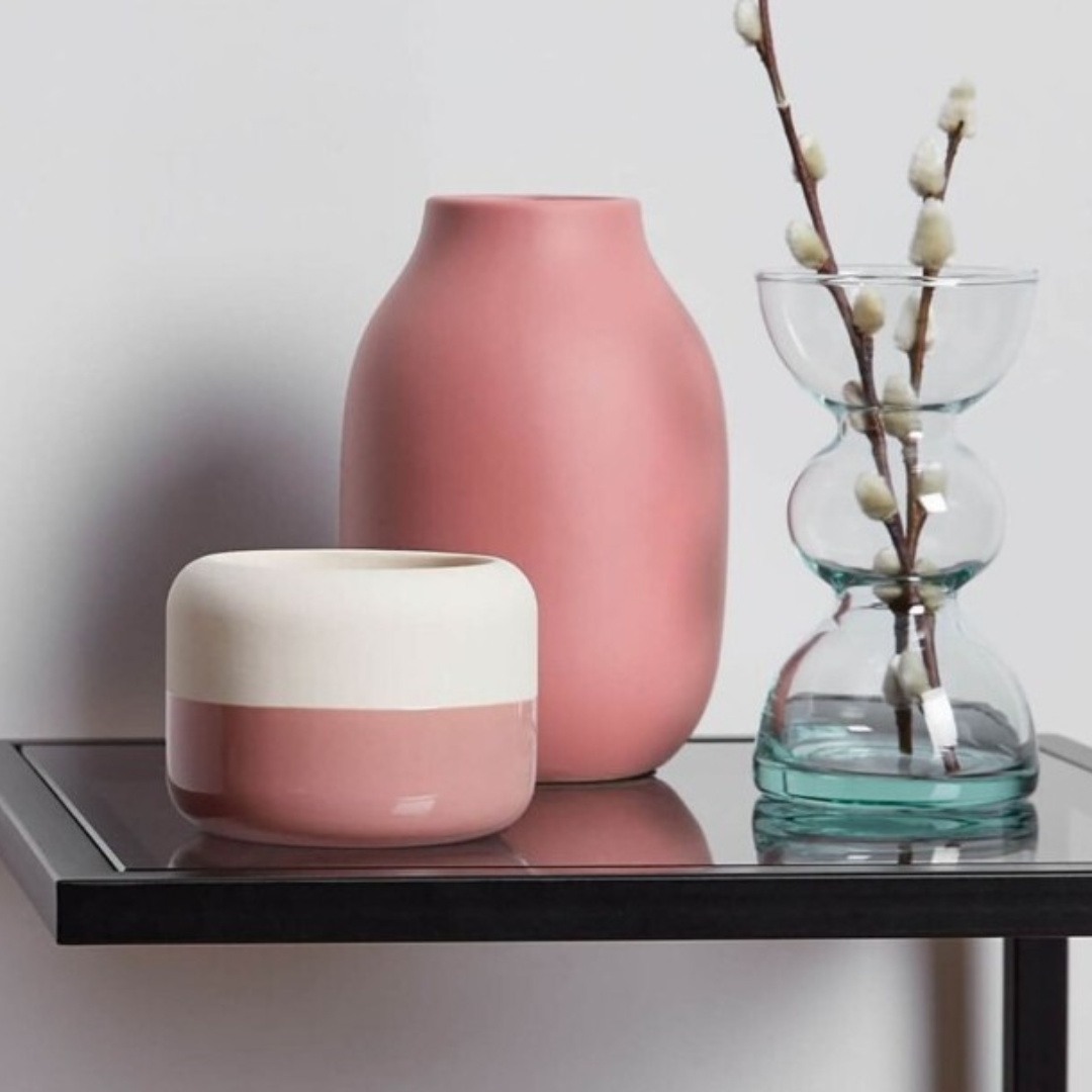 Withered Rose Ceramic Vase in 2 Sizes