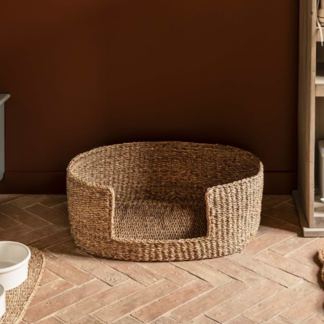 Seagrass Woven Pet Bed in 2 Sizes