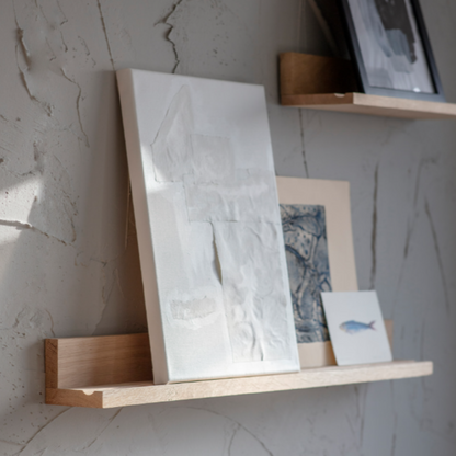 Oak Picture Shelf - 2 sizes