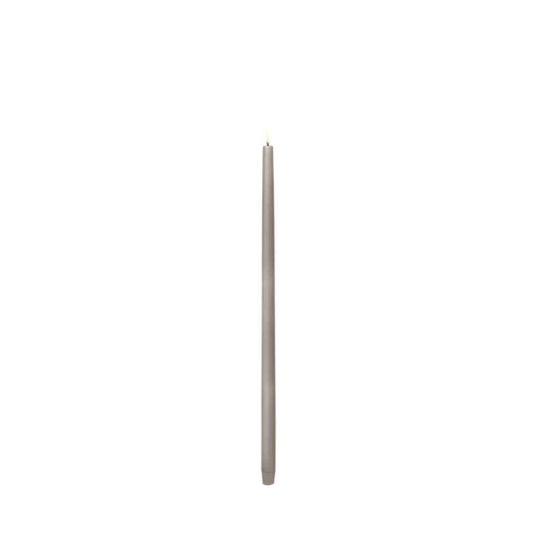 Sandstone Extra Tall Smooth Taper Candles in 2 Sizes