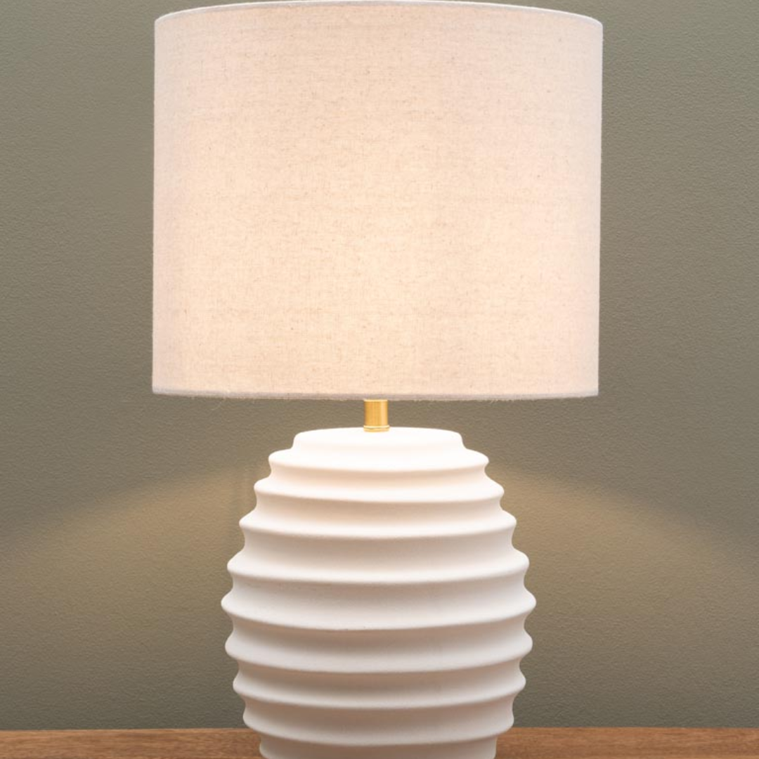 White Architectural Table Lamp