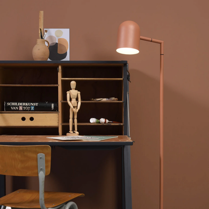 Terracotta Iron Floor Lamp