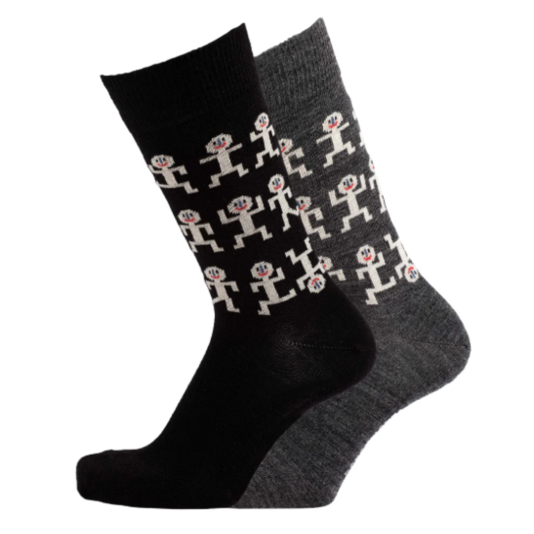People Socks Black in 2 Sizes
