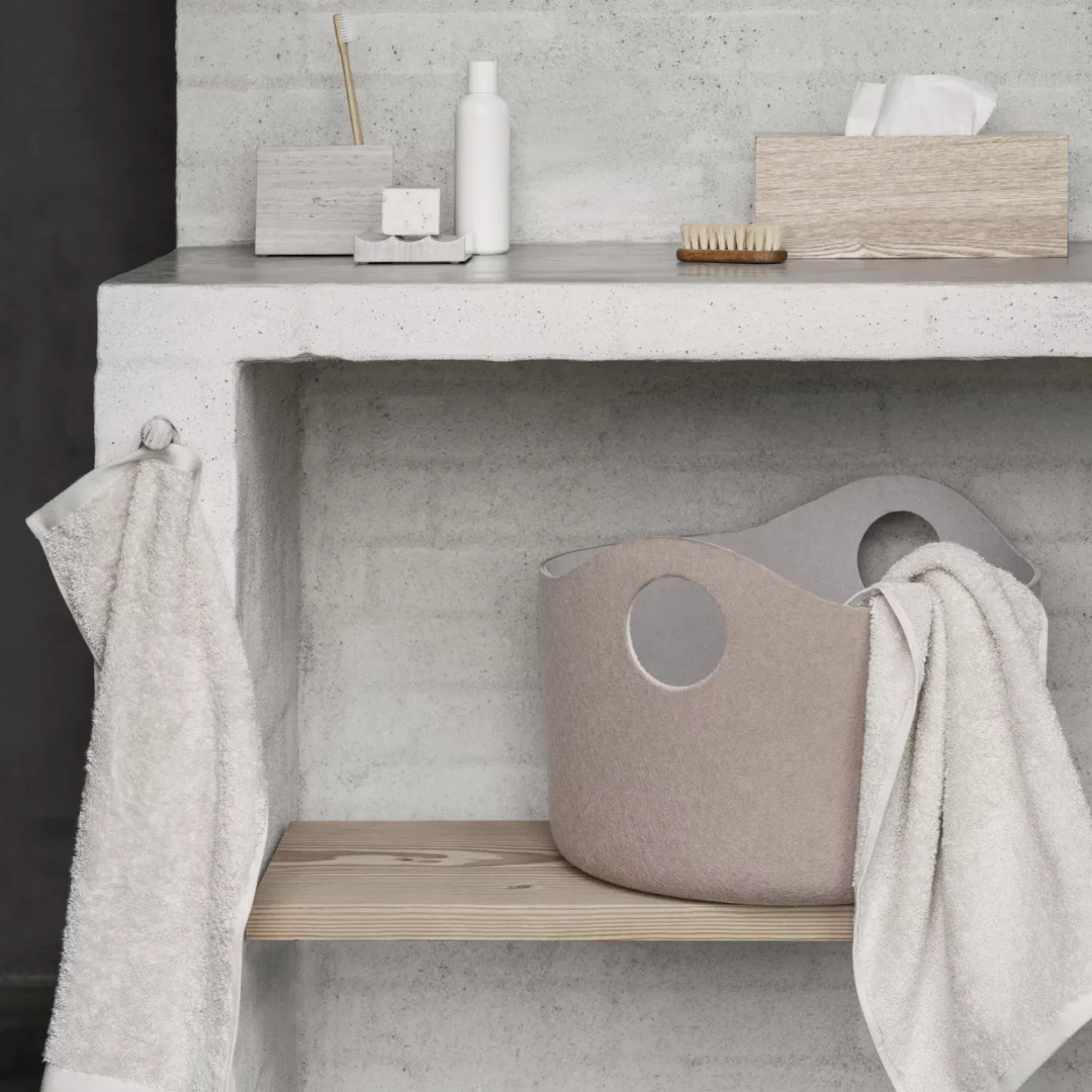 Mushroom Felt Storage Basket in 2 Sizes