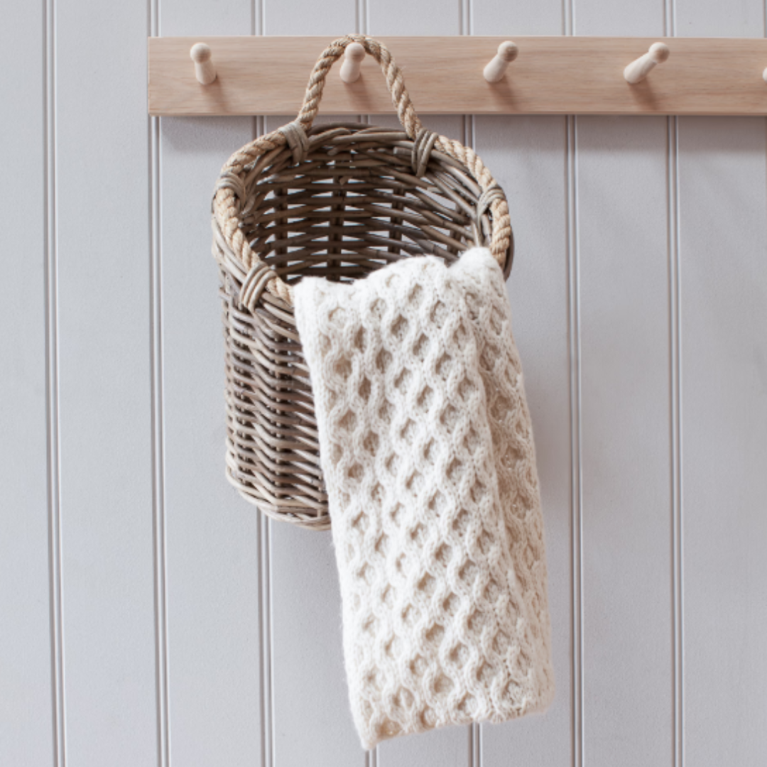 Hanging Rattan Basket