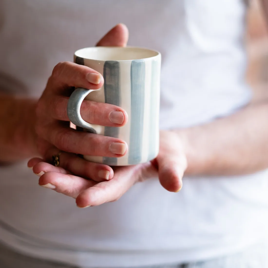 Ceramic Mug Candy Stripe