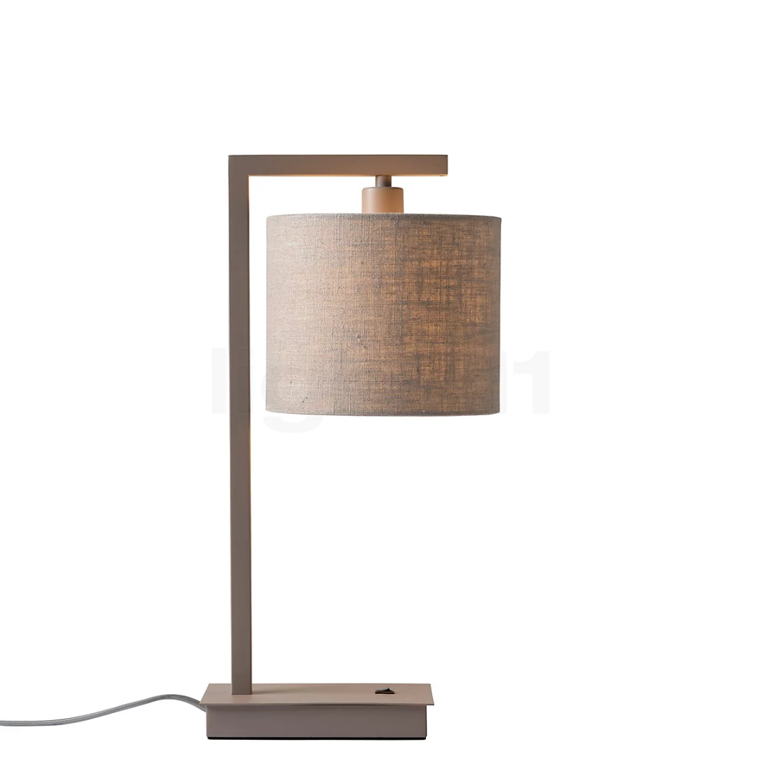 Sand Table Lamp with Linen Shade in 2 Colours