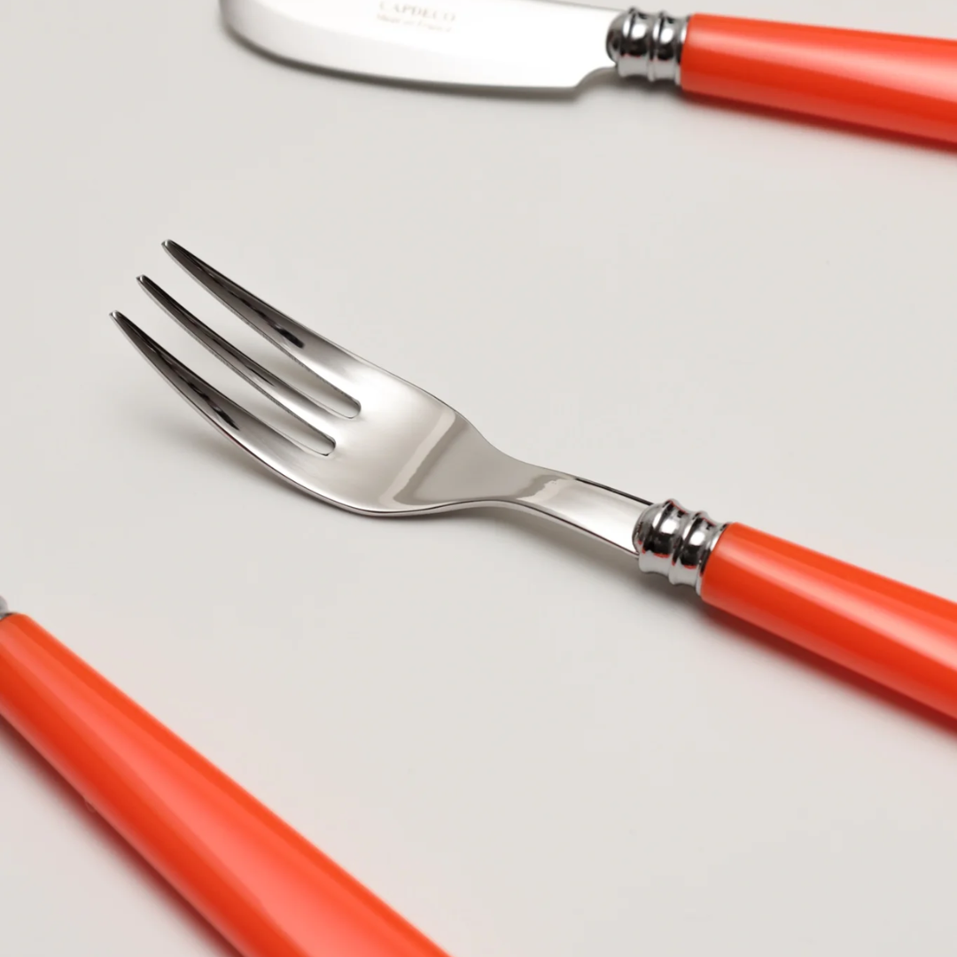 Orange Cutlery Set