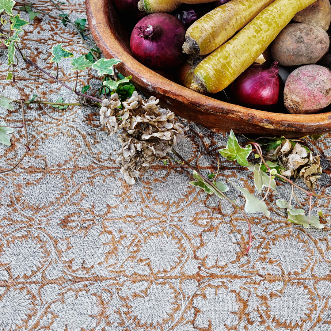 Lion Yellow Paradise Tablecloth in 2 Sizes